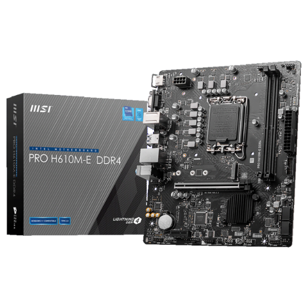 MSI PRO H610M-E DDR4 Motherboard