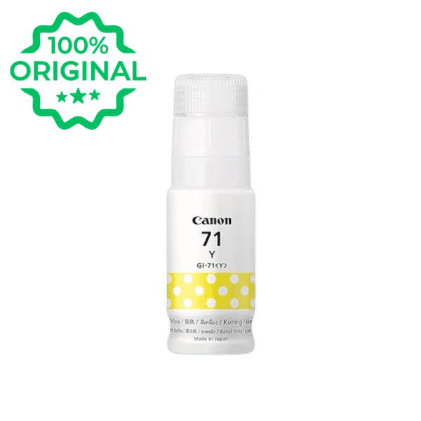 Canon GI-71Y Yellow Ink Bottle - 70 ml