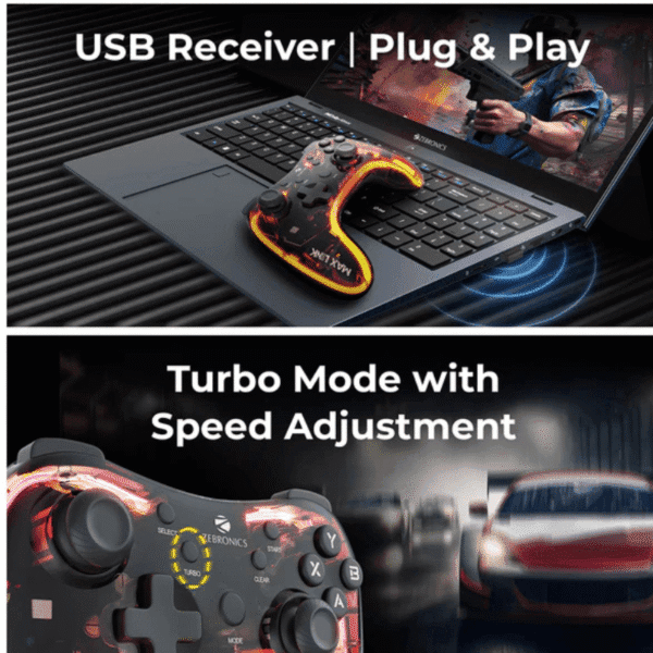 Zebronics Zeb-Max Link Wireless Gamepad