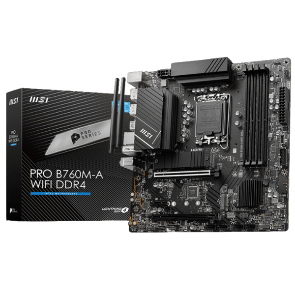 MSI PRO B760M-A WIFI DDR4 Motherboard