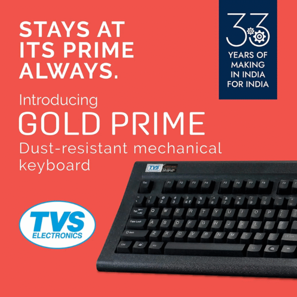 TVS Gold Prime Wired Keyboard (1) TVS Gold Prime Wired Keyboard