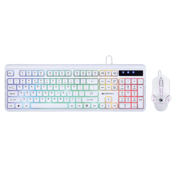 Zebronics Zeb-Combat Backlite Wired Combo (2)